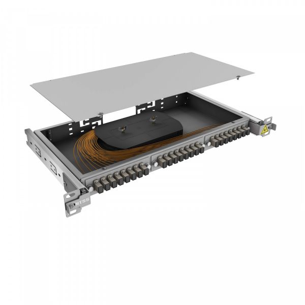 Кросс 19" NTSS PREMIUM выдвижной, предсобранный 1U, 16 портов SC/UPC, 50/125 мкм