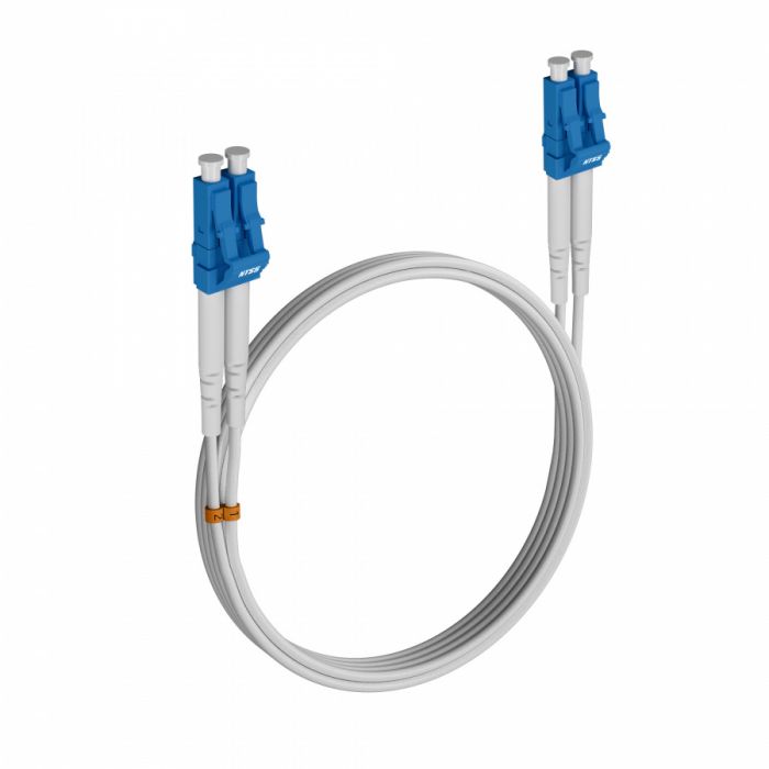 Шнур оптический NTSS PREMIUM dpc LC/UPC-LC/UPC 9/125 G.657A1 3.0мм 2м LSZH (патч-корд)