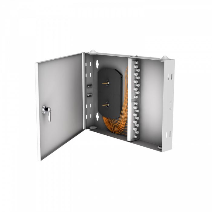 Кросс настенный NTSS PREMIUM, предсобранный, 16 портов FC/UPC, 50/125 мкм