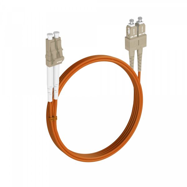 Шнур оптический NTSS dpc LC/UPC-SC/UPC 50/125 2.0мм 8м LSZH (патч-корд)
