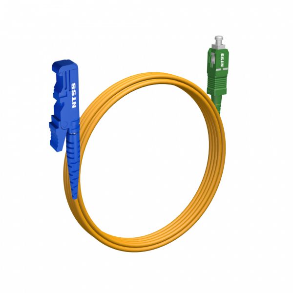 Шнур оптический NTSS spc E2000/UPC-SC/APC 9/125 3.0мм 3м LSZH (патч-корд)