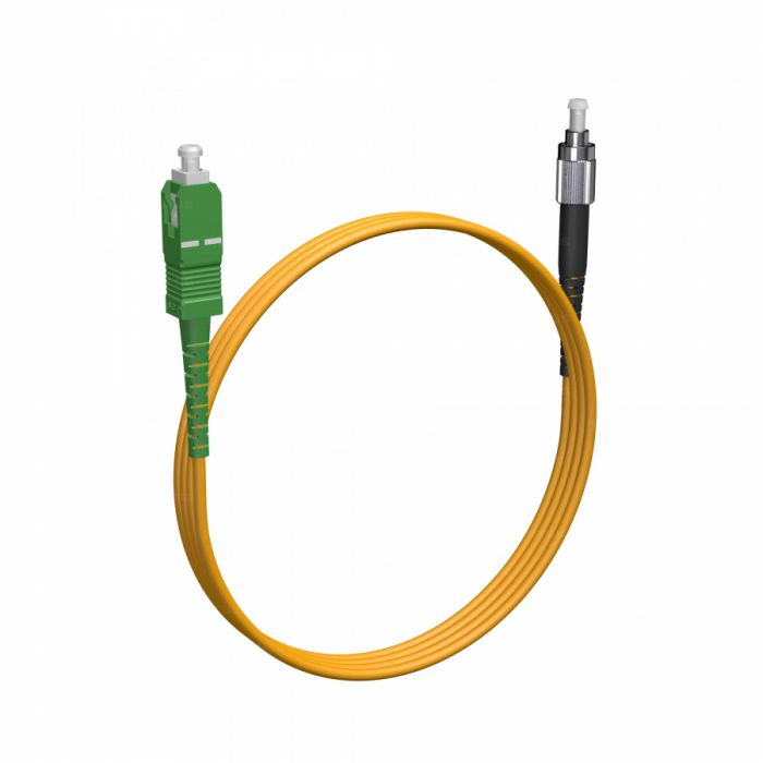 Шнур оптический NTSS spc SC/APC-FC/UPC 9/125 2.0мм 2м LSZH (патч-корд)