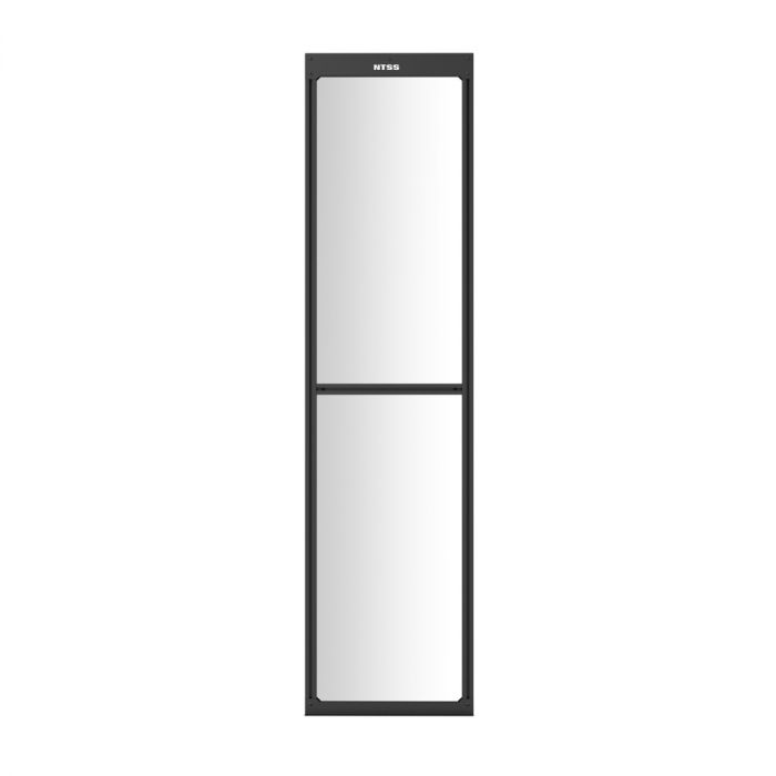 Панель-заглушка системы изоляции NTSS с окном, для установки между шкафов, ширина 600 мм, высота 2300 мм, RAL 9005 чёрный