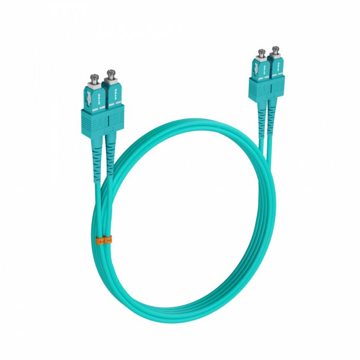 Шнур оптический NTSS PREMIUM dpc SC/UPC-SC/UPC 50/125 ОМ3 3.0мм 6м LSZH (патч-корд)