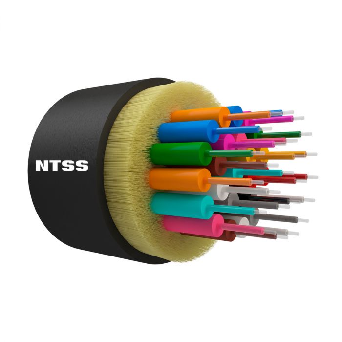 Оптический кабель распределительный NTSS, IN/OUT, 24 волокна OS2, 9/125, LSZH, черный
