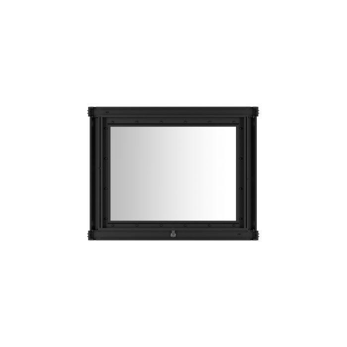 Секция крыши системы изоляции NTSS обслуживаемая с окном, ширина коридора 1000 мм, длина 800 мм, RAL 9005 чёрный