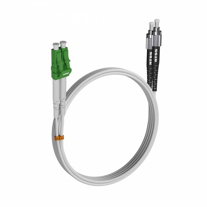Шнур оптический NTSS dpc LC/APC-FC/UPC 9/125 G.657A1 2.0мм 6м LSZH (патч-корд)