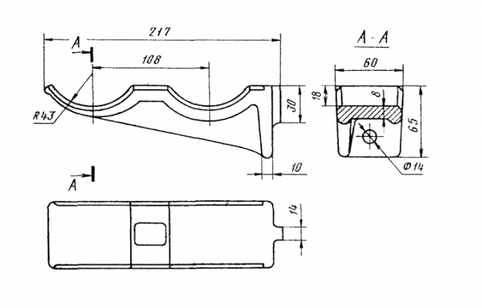 Консоль ККЧ-2 чугунная ТУ 5297-023-27564371-01