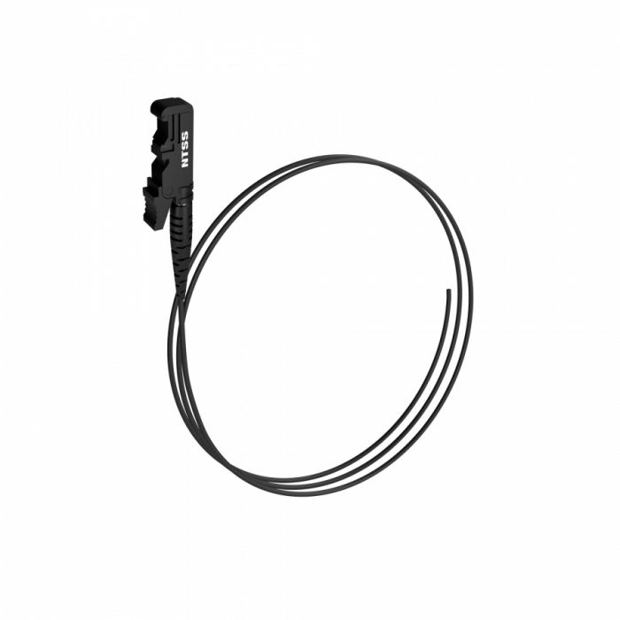 Пигтейл оптический NTSS E2000/APC 9/125мкм 1.5м LSZH чёрный