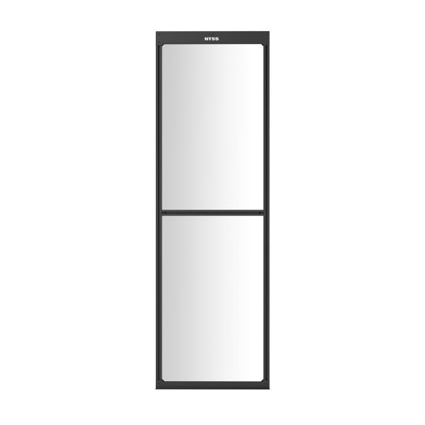 Панель-заглушка системы изоляции NTSS с окном, для установки между шкафов, ширина 750 мм, высота 2300 мм, RAL 9005 чёрный