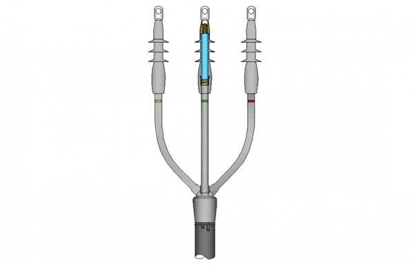 ИМАГ-Муфта-35-TO-3х500-630 - комплект концевой муфты холодной усадки внешней установки для 3-жил. кабеля с изоляцией из СПЭ на 35 кВ, 3х500-630 мм2