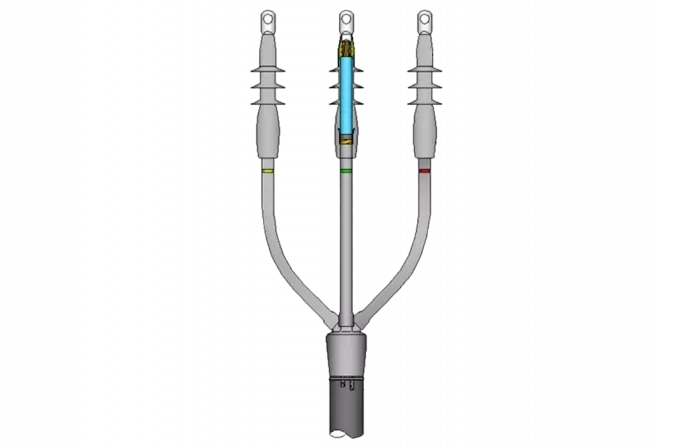 ИМАГ-Муфта-35-TO-3х500-630 - комплект концевой муфты холодной усадки внешней установки для 3-жил. кабеля с изоляцией из СПЭ на 35 кВ, 3х500-630 мм2