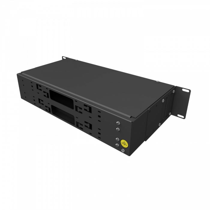 Кросс 19" NTSS PREMIUM, предсобранный 2U, 32 порта LC/UPC duplex, 50/125 мкм, черный