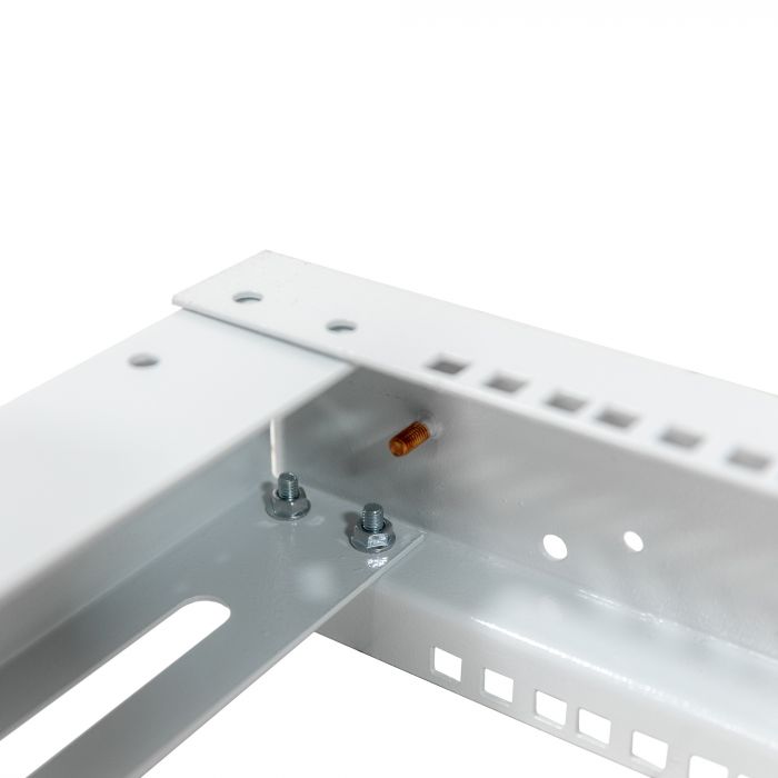 Стойка серверная NTSS OR двухрамная 42U 600-1000мм, комплект ножек, серый RAL 7035