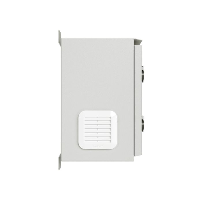 Шкаф настенный NTSS WTR (ШхВхГ) 400x400x300 мм, с монтажной платой, вентиляцией, IP55, серый RAL7035