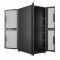 Шкаф напольный серверный NTSS CoDS 48U 800х1200мм, 2 секции по 23U, двойные боковые стенки, панель потолка и пола с щеточными вводами, двери перфорированная и перфорированная двухстворчатая, регулируемые опоры, ролики, черный RAL 9005