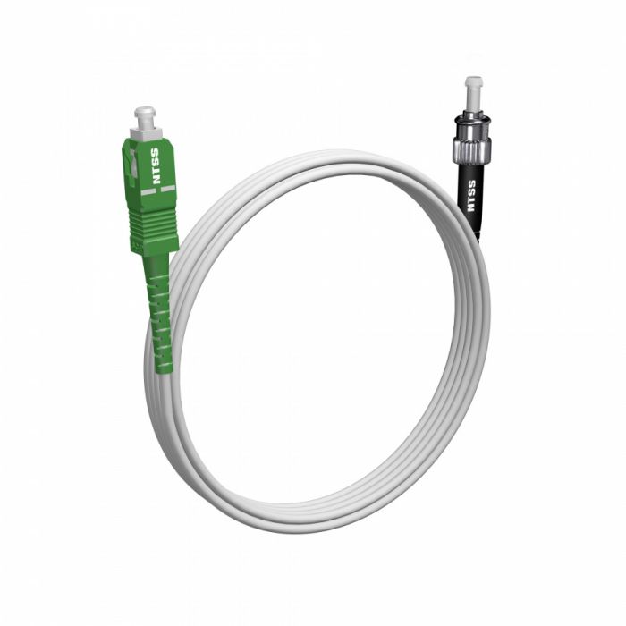 Шнур оптический NTSS PREMIUM spc SC/APC-ST/UPC 9/125 G.657A1 3.0мм 4м LSZH (патч-корд)
