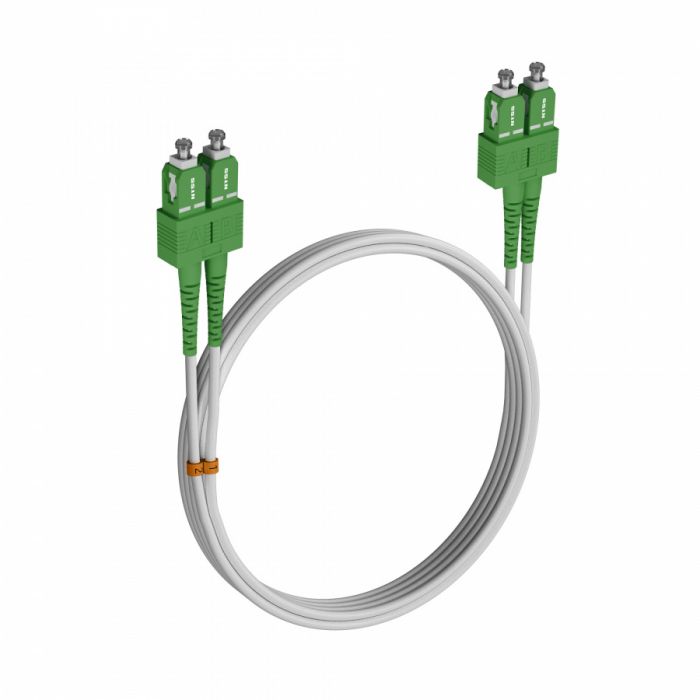 Шнур оптический NTSS PREMIUM dpc SC/APC-SC/APC 9/125 G.657A1 3.0мм 3м LSZH (патч-корд)
