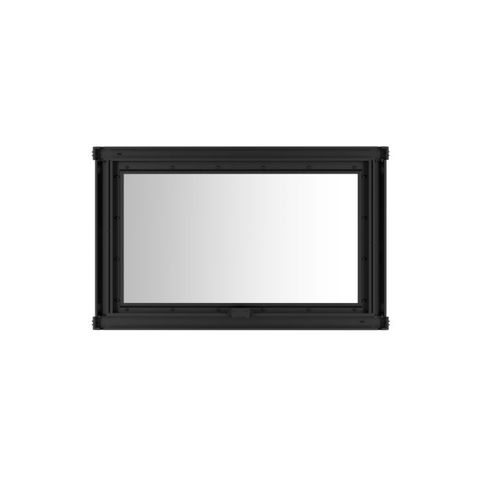 Секция крыши изолированной системы NTSS аварийная с окном, ширина коридора 1200мм, длина 800мм, черная RAL 9005