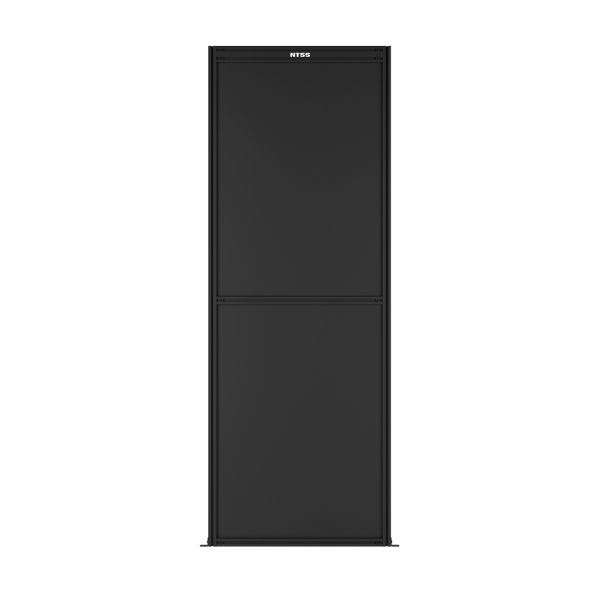 Заглушка торцевая системы изоляции NTSS,48U, глухая, для коридора шириной 800 мм, RAL 9005 чёрный