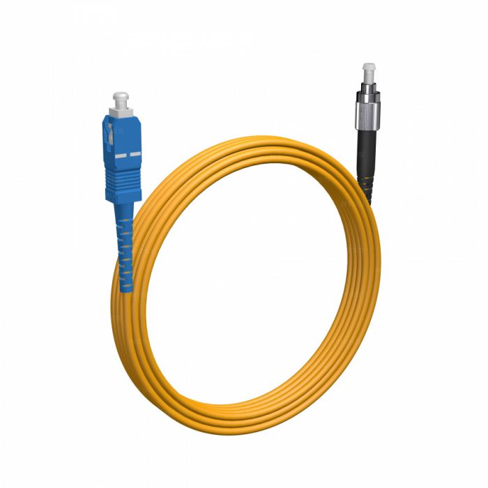 Шнур оптический NTSS spc SC/UPC-FC/UPC 9/125 2.0мм 10м LSZH (патч-корд)