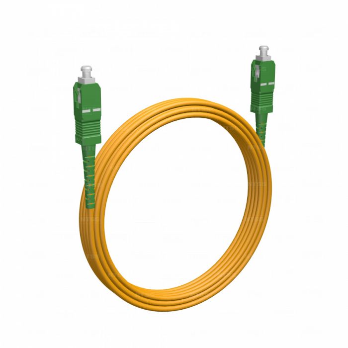 Шнур оптический NTSS spc SC/APC-SC/APC 9/125 2.0мм 15м LSZH (патч-корд)