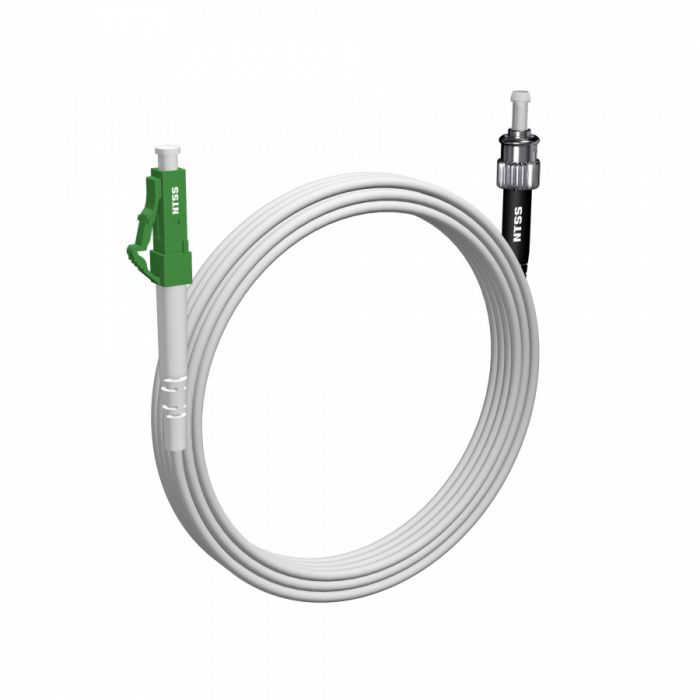 Шнур оптический NTSS spc LC/APC-ST/UPC 9/125 G.657A1 3.0мм 5м LSZH (патч--корд)