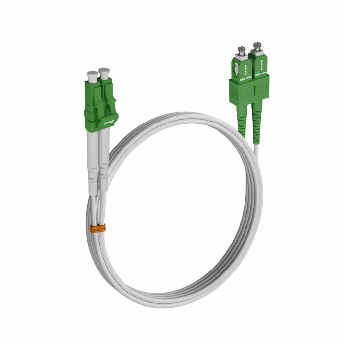 Шнур оптический NTSS dpc LC/APC-SC/APC 9/125 G.657A1 3.0мм 7м LSZH (патч-корд)