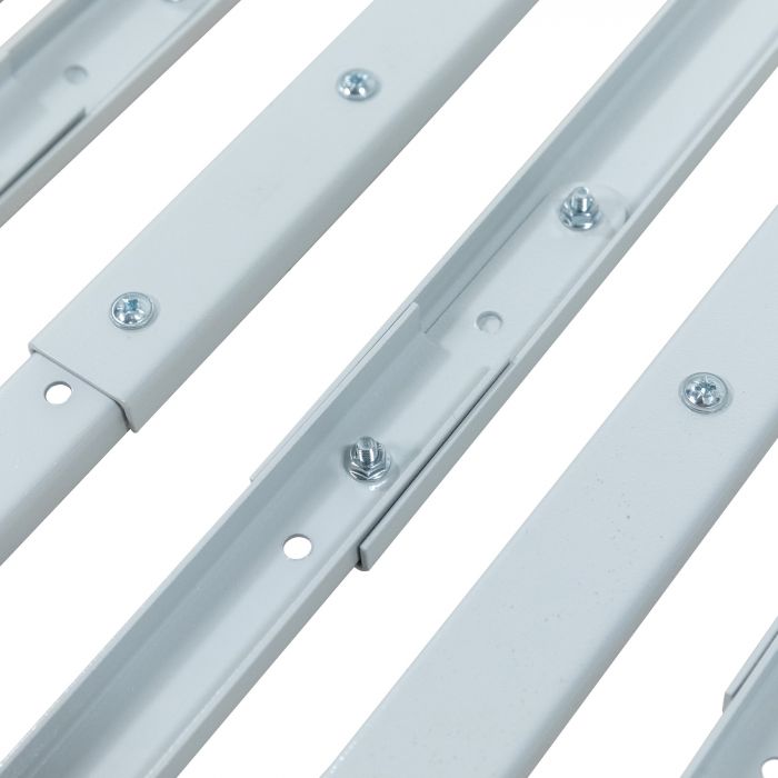 Стойка серверная NTSS OR двухрамная 24U 600-1000мм, комплект ножек, серый RAL 7035