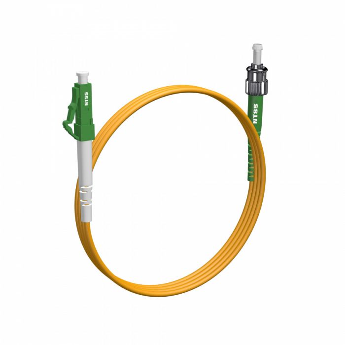 Шнур оптический NTSS spc LC/APC-ST/APC 9/125 3.0мм 1м LSZH (патч-корд)