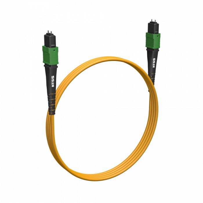 Волоконно-оптическая сборка trunk NTSS PREMIUM 24ов, MTP/APC (female)-MTP/APC (female), полярность B, 9/125 OS2, 1м, LSZH