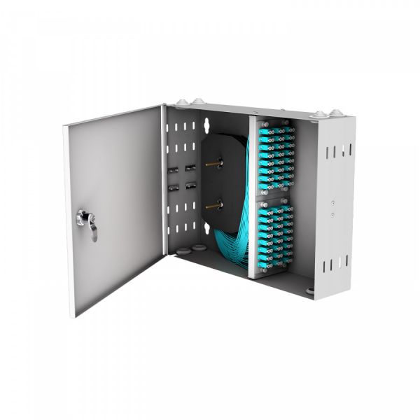 Кросс настенный NTSS PREMIUM, предсобранный, 32 порта LC/UPC duplex, 50/125 мкм OM3