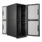 Шкаф напольный серверный NTSS CoDS 48U 600х1070мм, 2 секции по 23U, двойные боковые стенки, панель потолка и пола с щеточными вводами, двери перфорированная и перфорированная двухстворчатая, регулируемые опоры, ролики, черный RAL 9005
