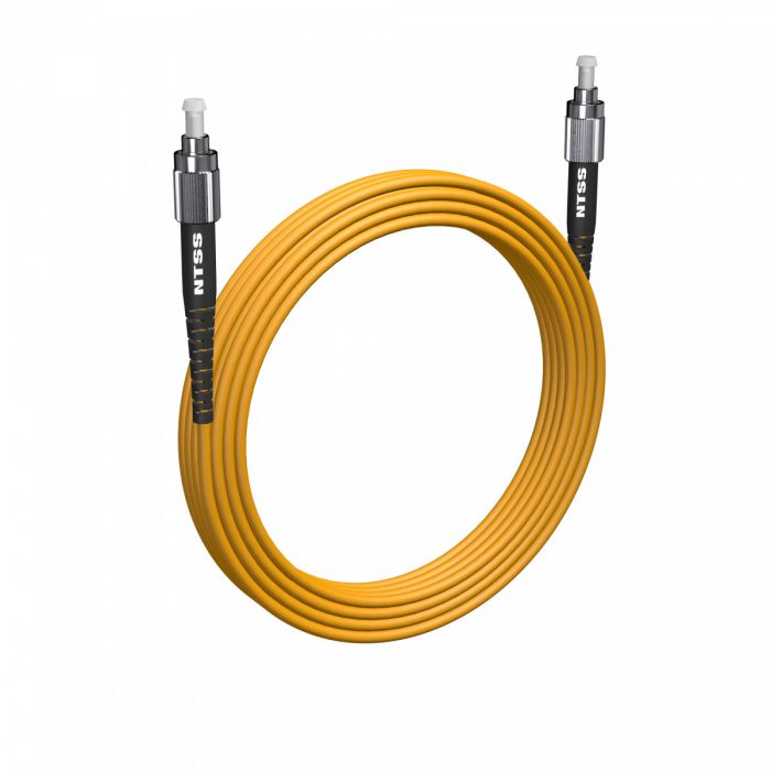 Армированный шнур оптический NTSS spc FC/UPC-FC/UPC 9/125 3.0мм 40м LSZH (патч-корд)