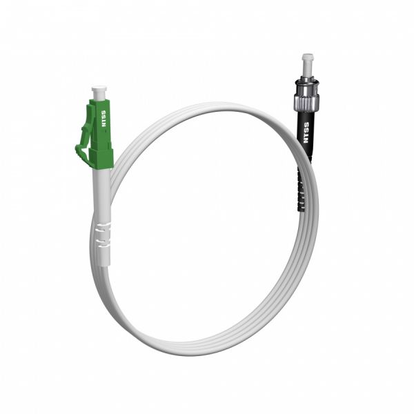 Шнур оптический NTSS PREMIUM spc LC/APC-ST/UPC 9/125 G.657A1 3.0мм 1м LSZH (патч-корд)