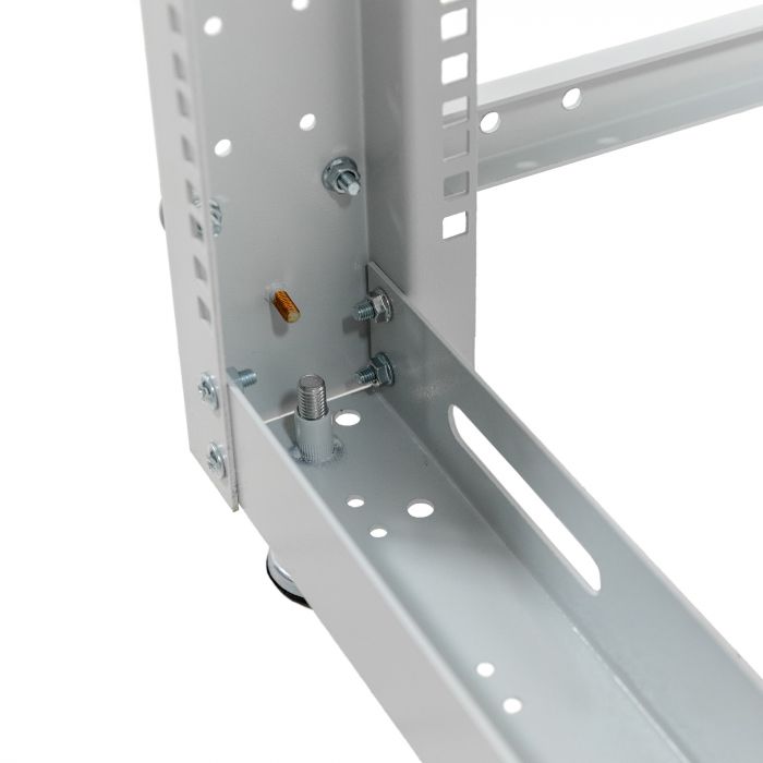 Стойка серверная NTSS OR двухрамная 33U 600-1000мм, комплект ножек, серый RAL 7035