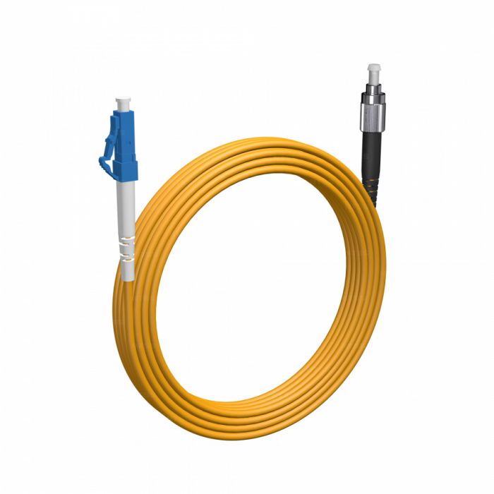 Шнур оптический NTSS PREMIUM spc LC/UPC-FC/UPC 9/125 3.0мм 20м LSZH (патч-корд)