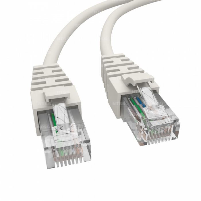 Патч-корд NTSS PREMIUM 2xRJ45/8P8C, T568B UTP CAT5e LSZH 10 метров, белый