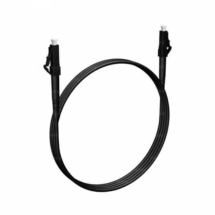 Шнур оптический NTSS spc LC/UPC-LC/UPC 9/125 3.0мм 1м черный LSZH (патч-корд)