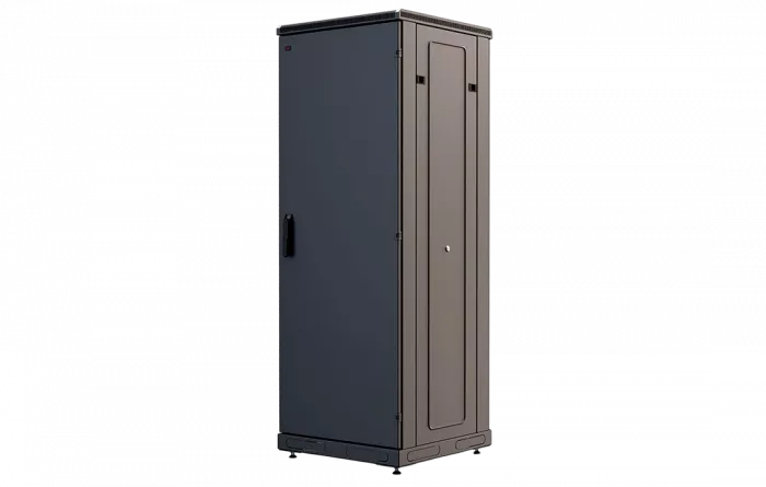 Шкаф телекоммуникационный напольный 19", 33U(600x1000), ШТ-НП-М-33U-600-1000-М-Ч, передняя дверь металл, черный ССД