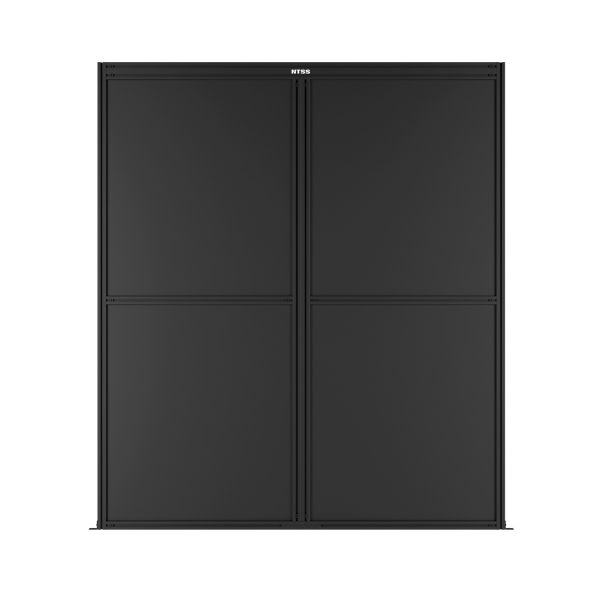 Заглушка торцевая системы изоляции NTSS,42U, глухая, для коридора шириной 1800 мм, RAL 9005 чёрный