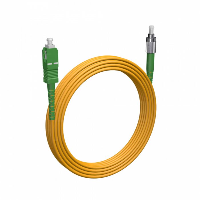 Шнур оптический NTSS spc SC/APC-FC/APC 9/125 2.0мм 20м LSZH (патч-корд)