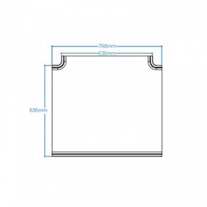 Т-соединитель-отвод оптического лотка NTSS 600*100 мм, желтый
