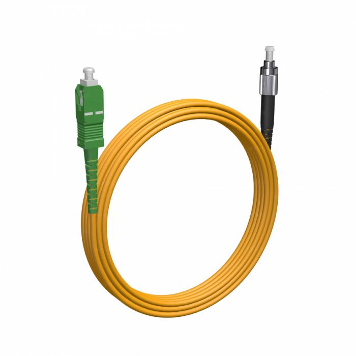 Шнур оптический NTSS spc SC/APC-FC/UPC 9/125 3.0мм 7м LSZH (патч-корд)