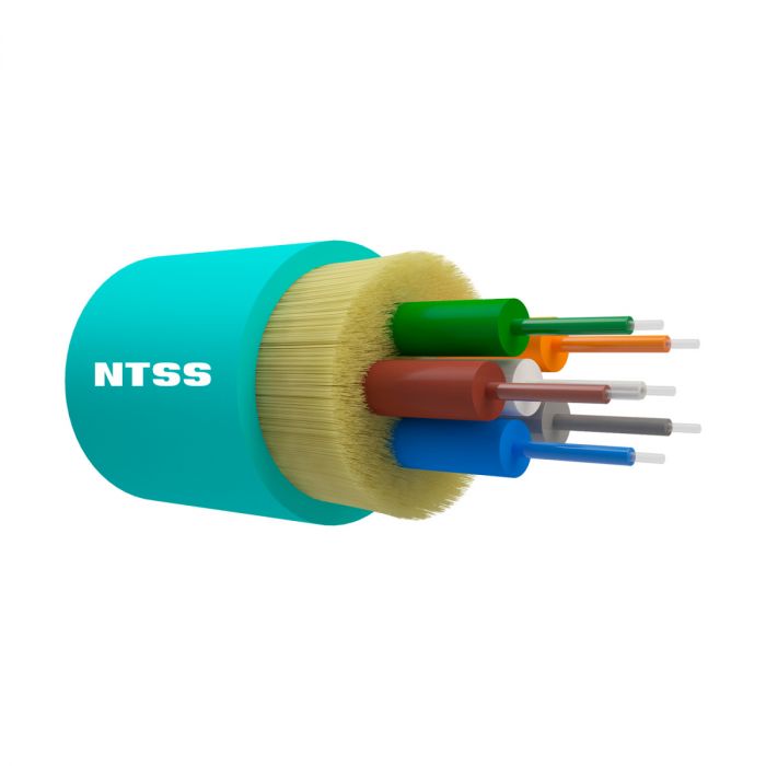 Оптический кабель внутренний NTSS 6 волокон OM3, 50/125, LSZH, аква