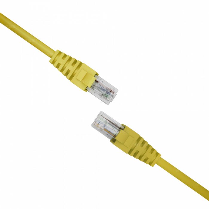 Патч-корд NTSS PREMIUM 2xRJ45/8P8C, T568B UTP CAT5e LSZH 5 метров, желтый