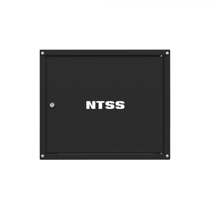 Шкаф настенный телекоммуникационный NTSS LIME 9U 550х600х500мм, 2 профиля 19, дверь сплошная металл, боковые стенки несъемные, разобранный, черный RAL 9005