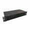 Кросс NTSS оптический 19'' укомплектованный 2U, 96 портов LC/UPC duplex, 9/125 мкм (сплошная панель, сплайс-кассета 6шт, пигтейлы, КДЗС, адаптеры) черный RAL 9005