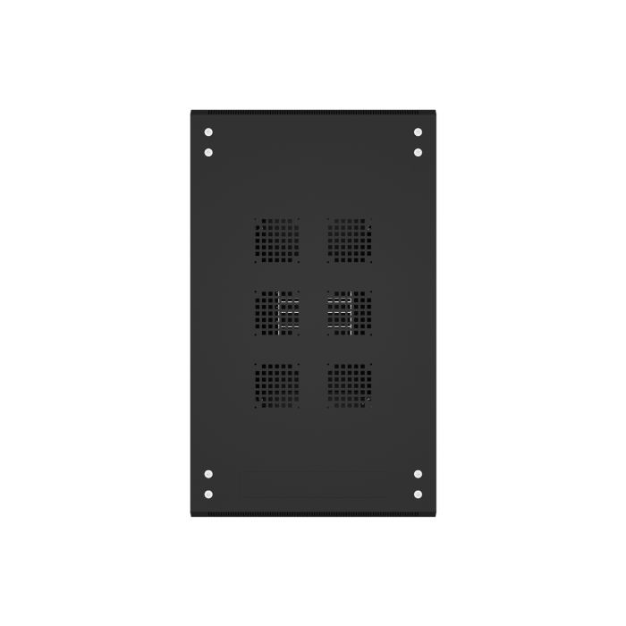 Шкаф напольный универсальный серверный NTSS R 42U 600х1000мм, 4 профиля 19, двери перфорированная и перфорированная двухстворчатая, боковые стенки съемные, регулируемые опоры, разобранный, черный RAL 9005