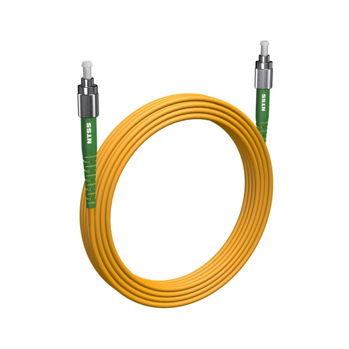 Армированный шнур оптический NTSS PREMIUM spc FC/APC-FC/APC 9/125 3.0мм 15м LSZH (патч-корд)